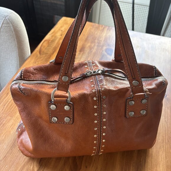 VINTAGE: Michael Kors studded doctors bag with top handles - Picture 9 of 9